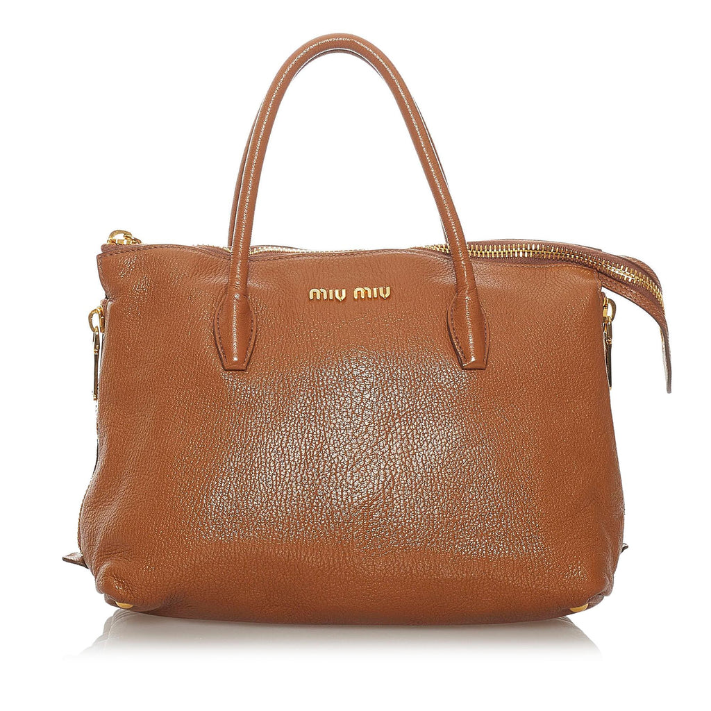 Miu Miu Leather Satchel (SHG-28406)