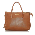 Miu Miu Leather Satchel (SHG-28406)