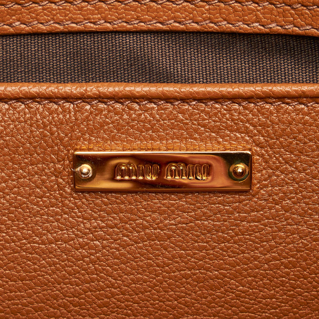 Miu Miu Leather Satchel (SHG-28406)