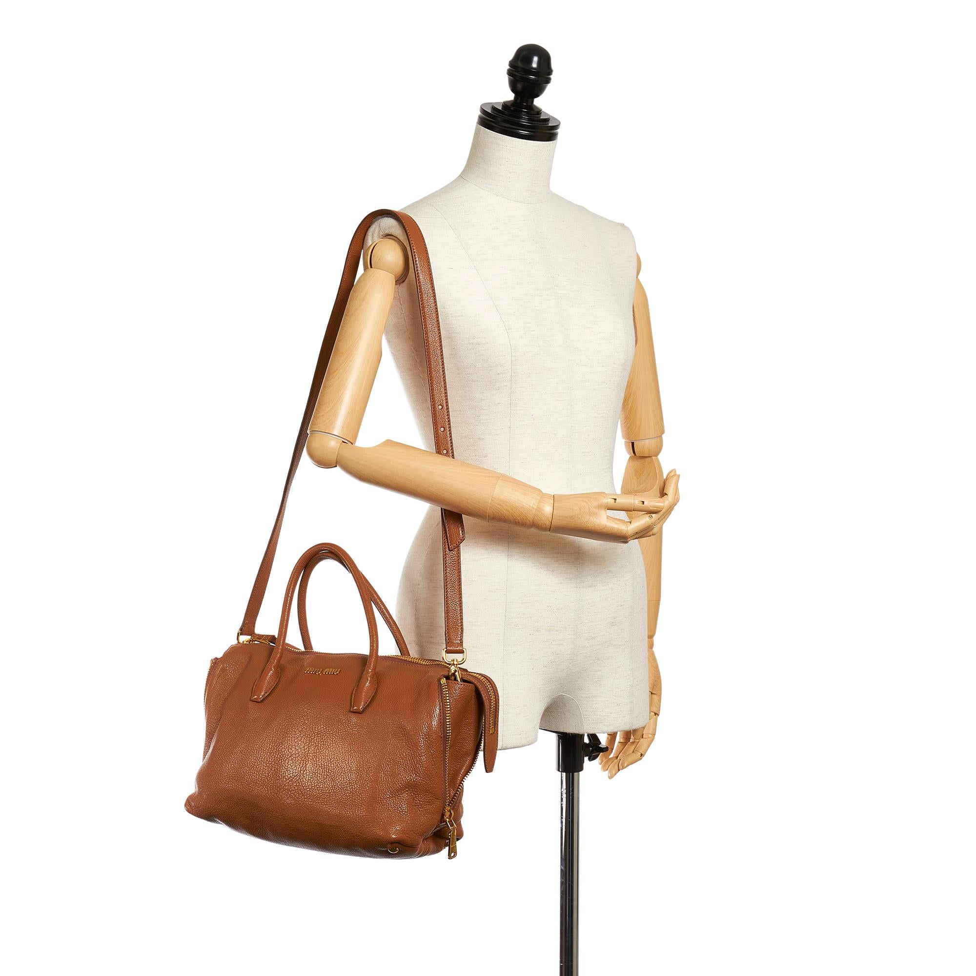 Miu Miu Leather Satchel (SHG-28406)