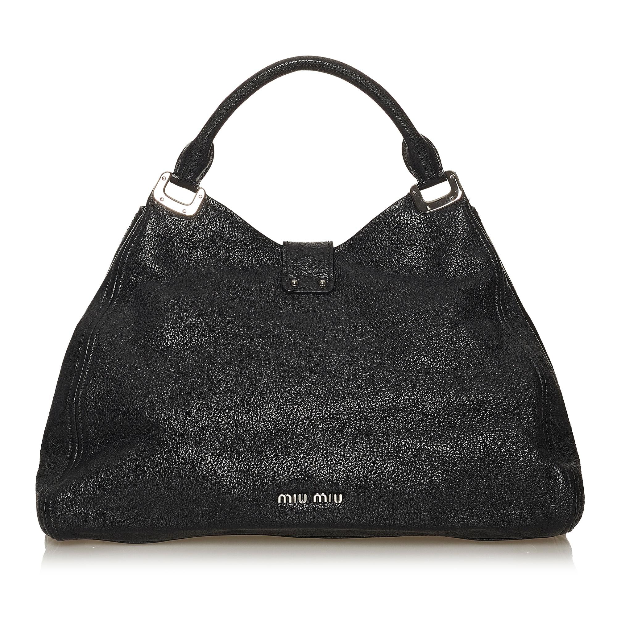 Miu Miu Leather Satchel (SHG-28407)