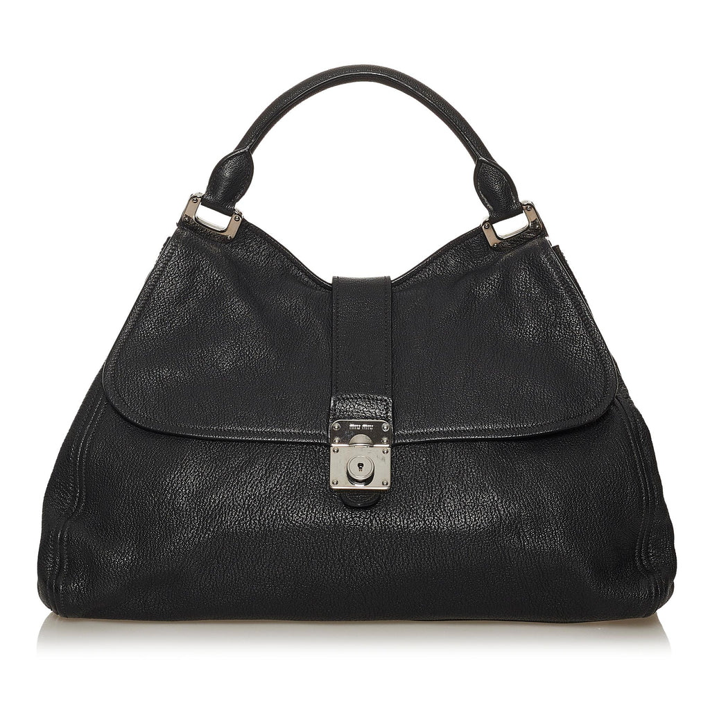 Miu Miu Leather Satchel (SHG-28407)