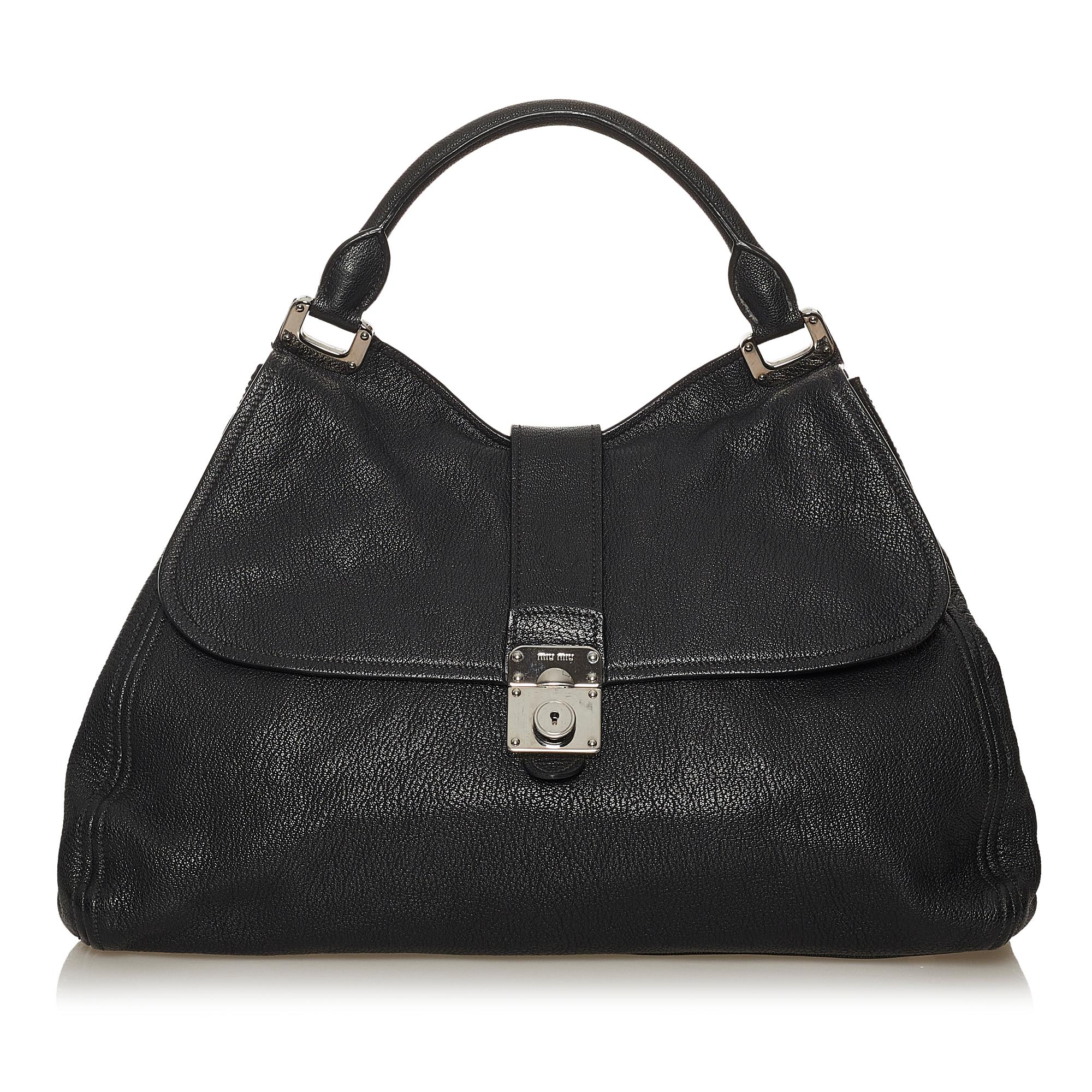 Miu Miu Leather Satchel (SHG-28407)