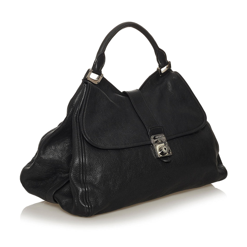 Miu Miu Leather Satchel (SHG-28407)