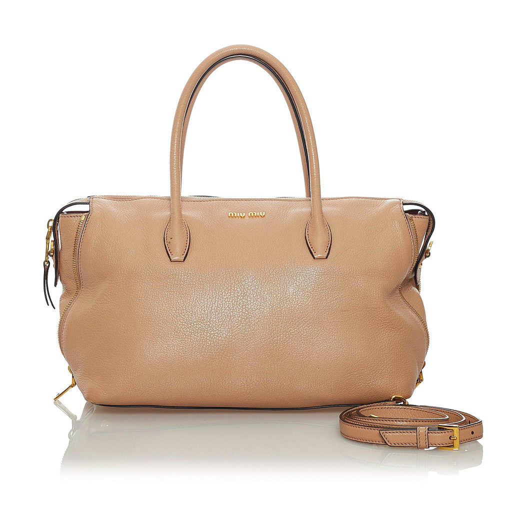 Miu Miu Leather Satchel (SHG-28993)