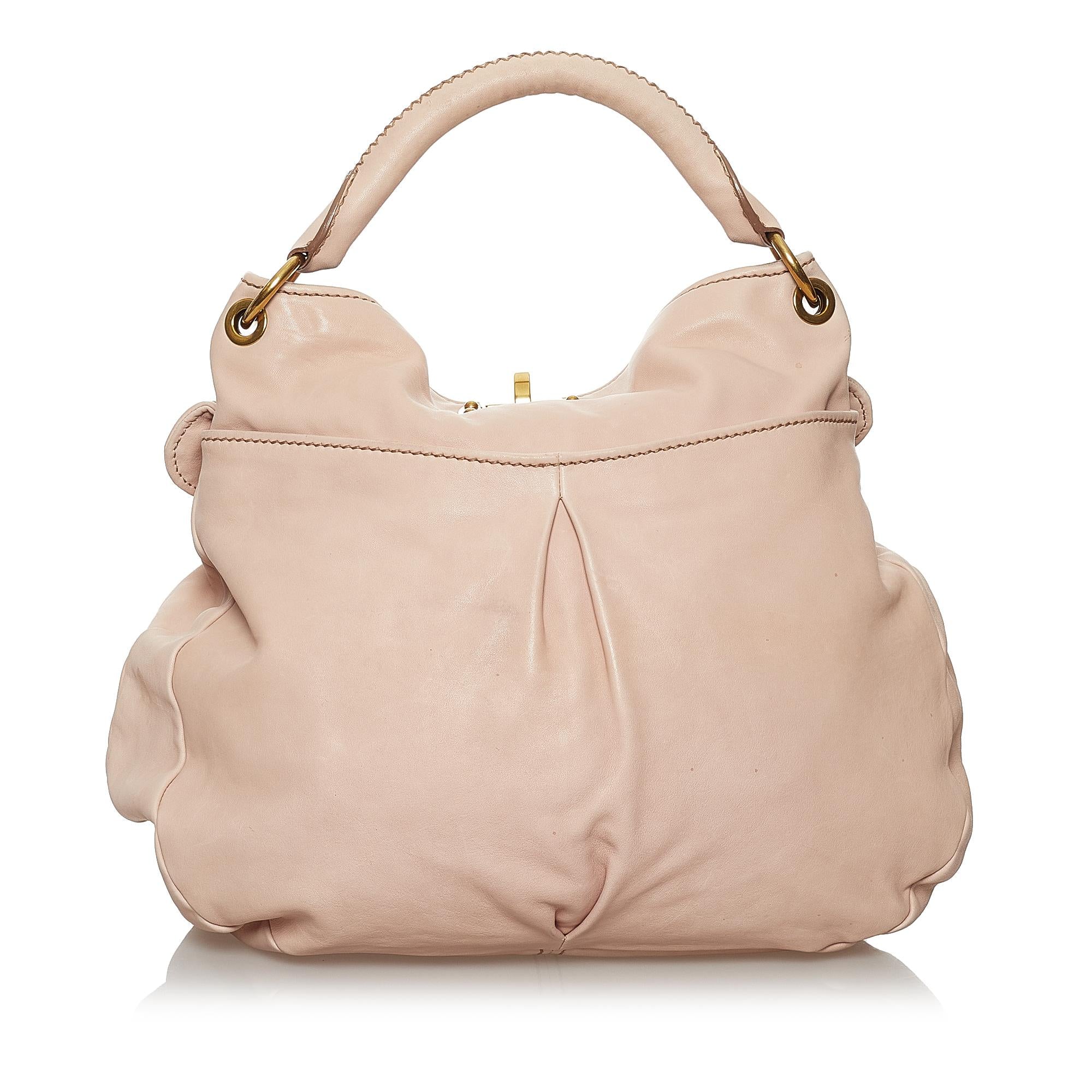 Miu Miu Leather Satchel (SHG-29877)