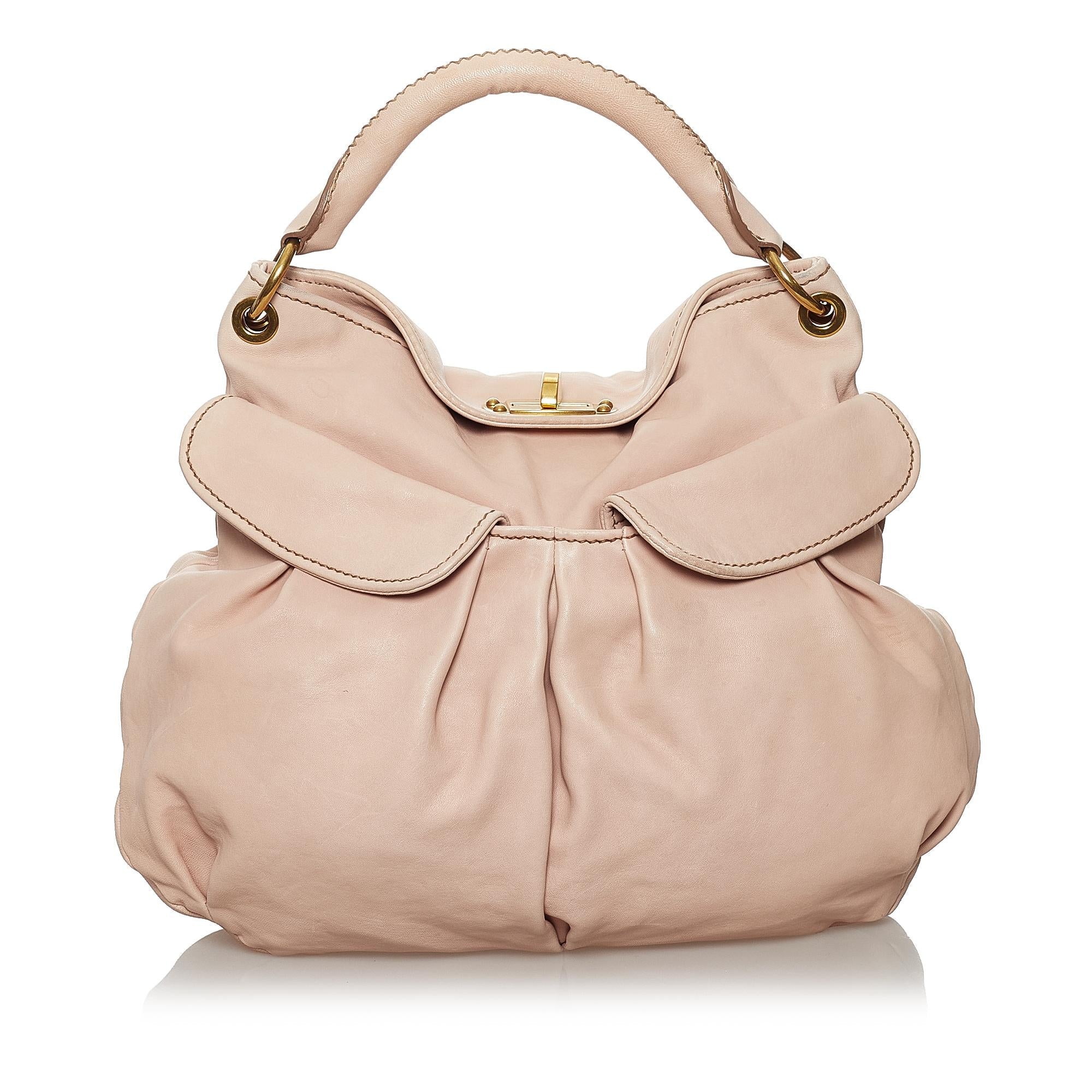 Miu Miu Leather Satchel (SHG-29877)