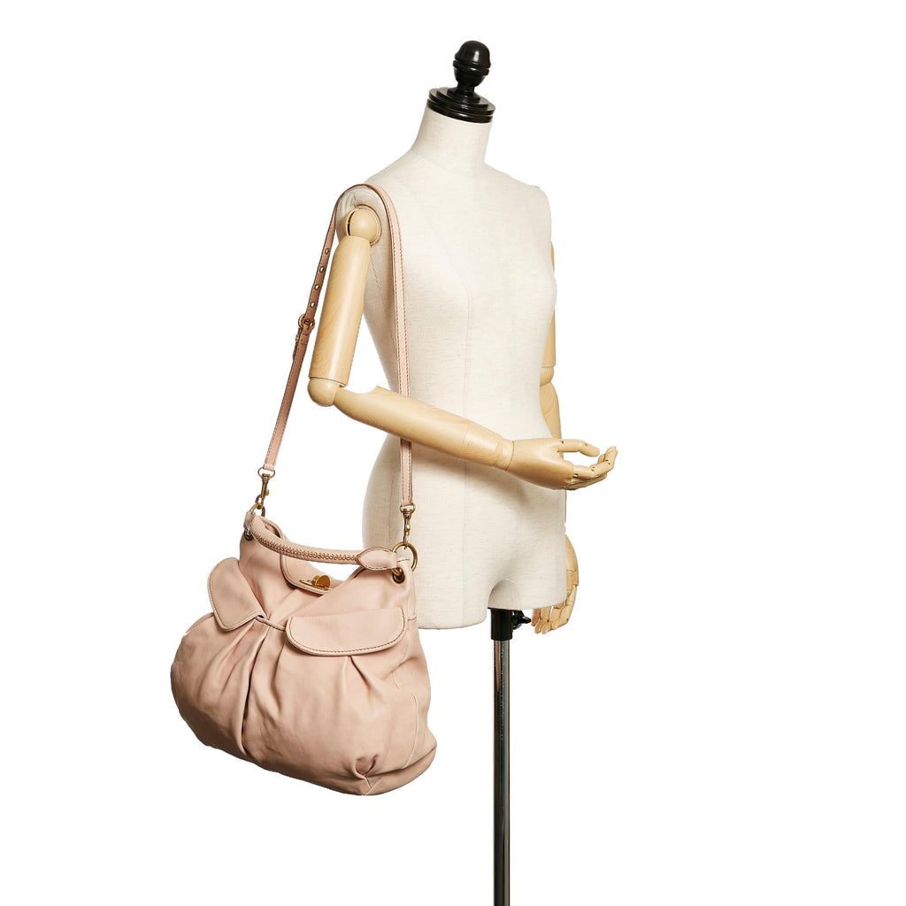 Miu Miu Leather Satchel (SHG-29877)