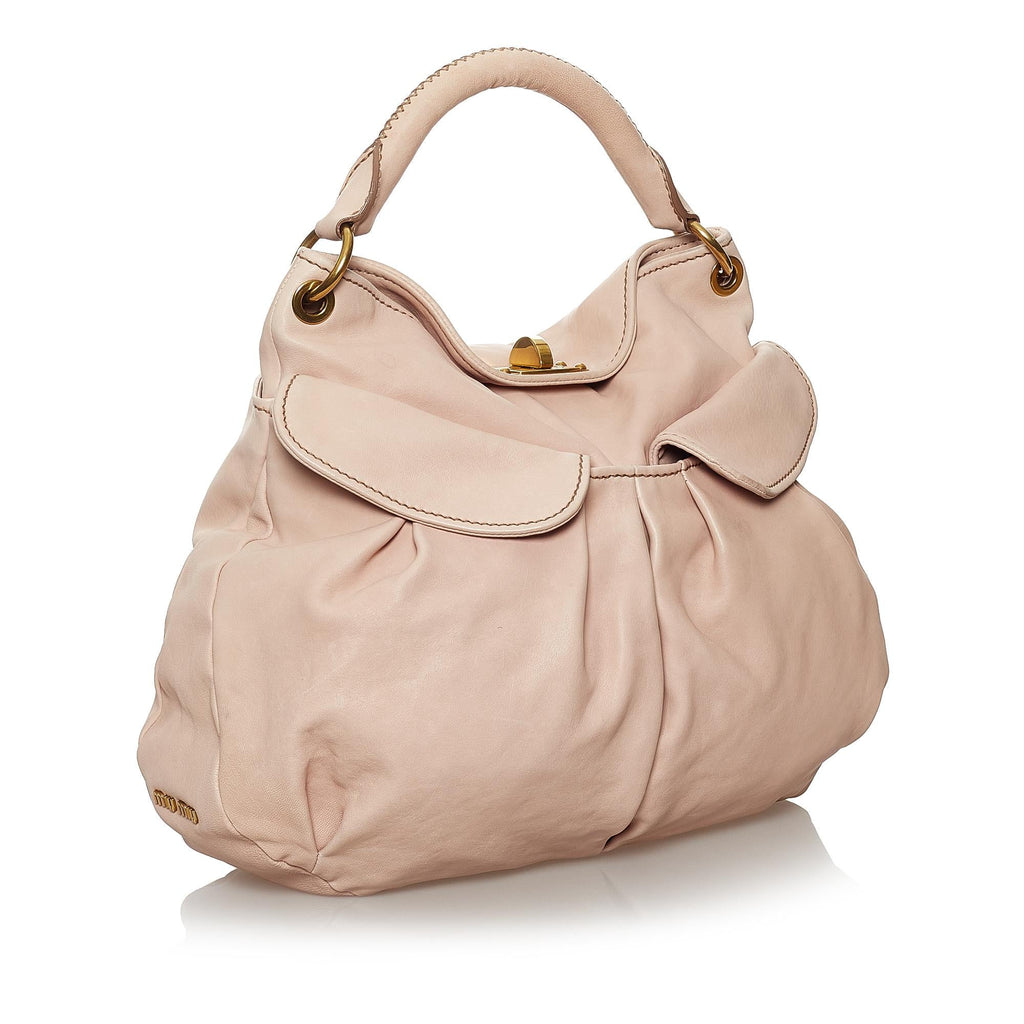 Miu Miu Leather Satchel (SHG-29877)