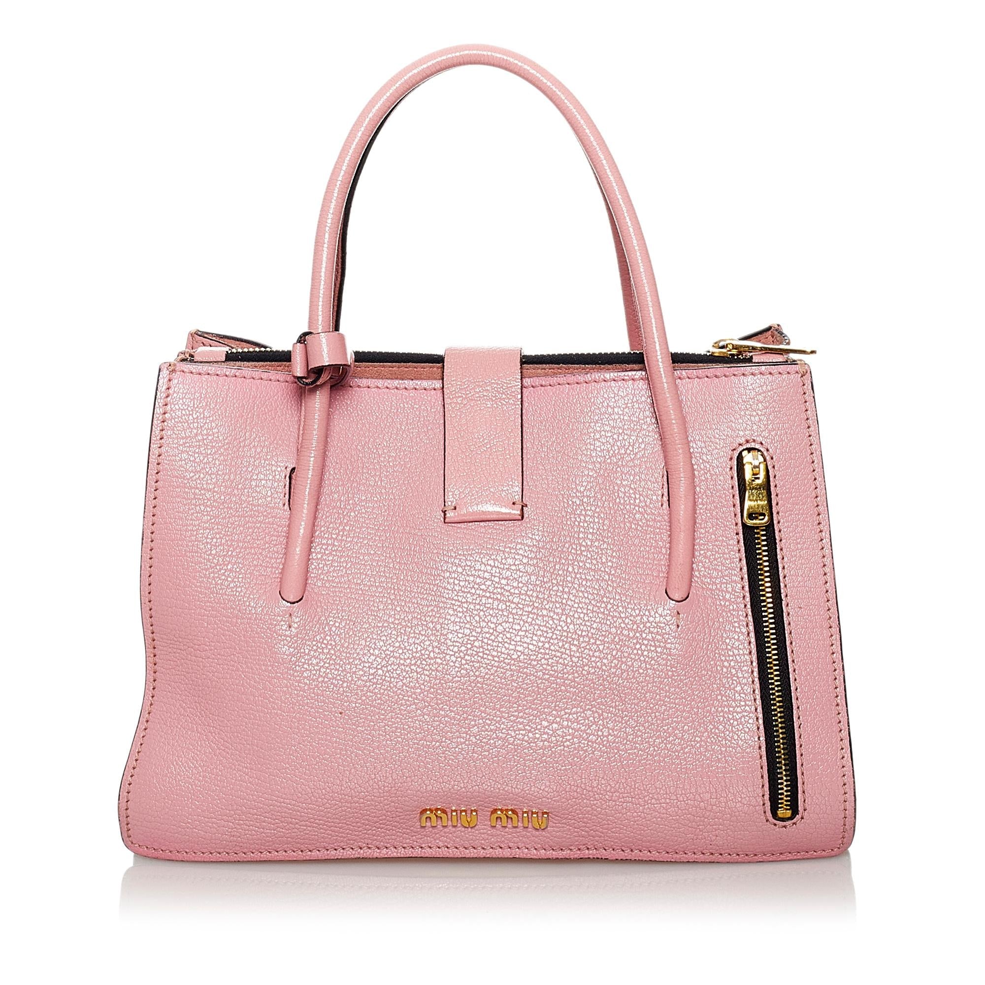 Miu Miu Leather Satchel (SHG-30271)