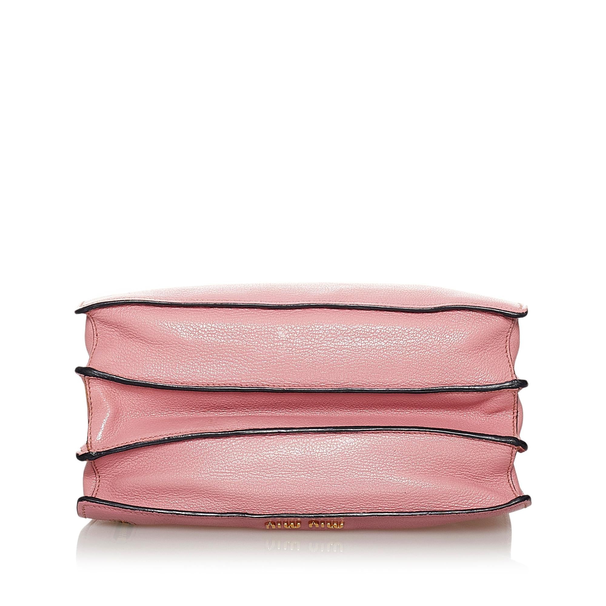 Miu Miu Leather Satchel (SHG-30271)