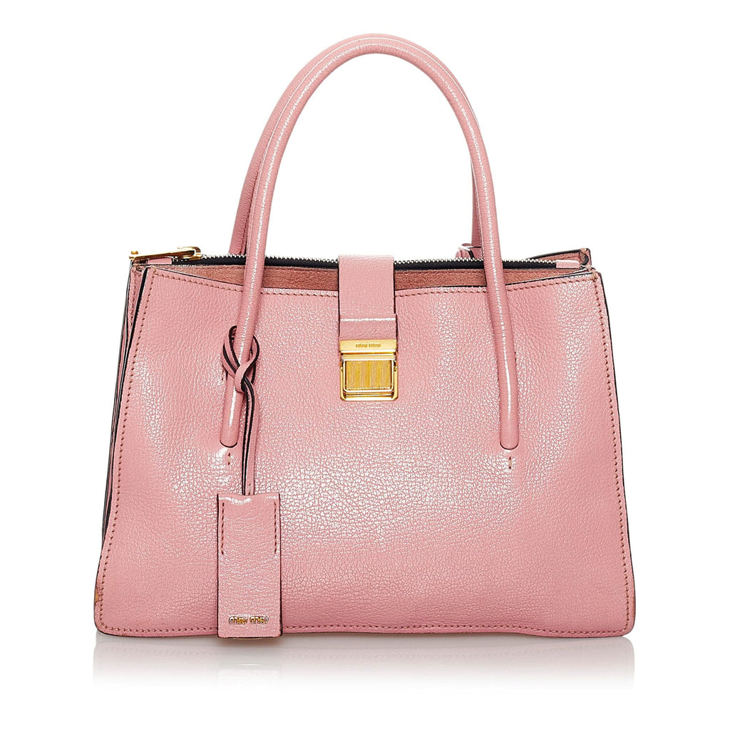 Miu Miu Leather Satchel (SHG-30271)