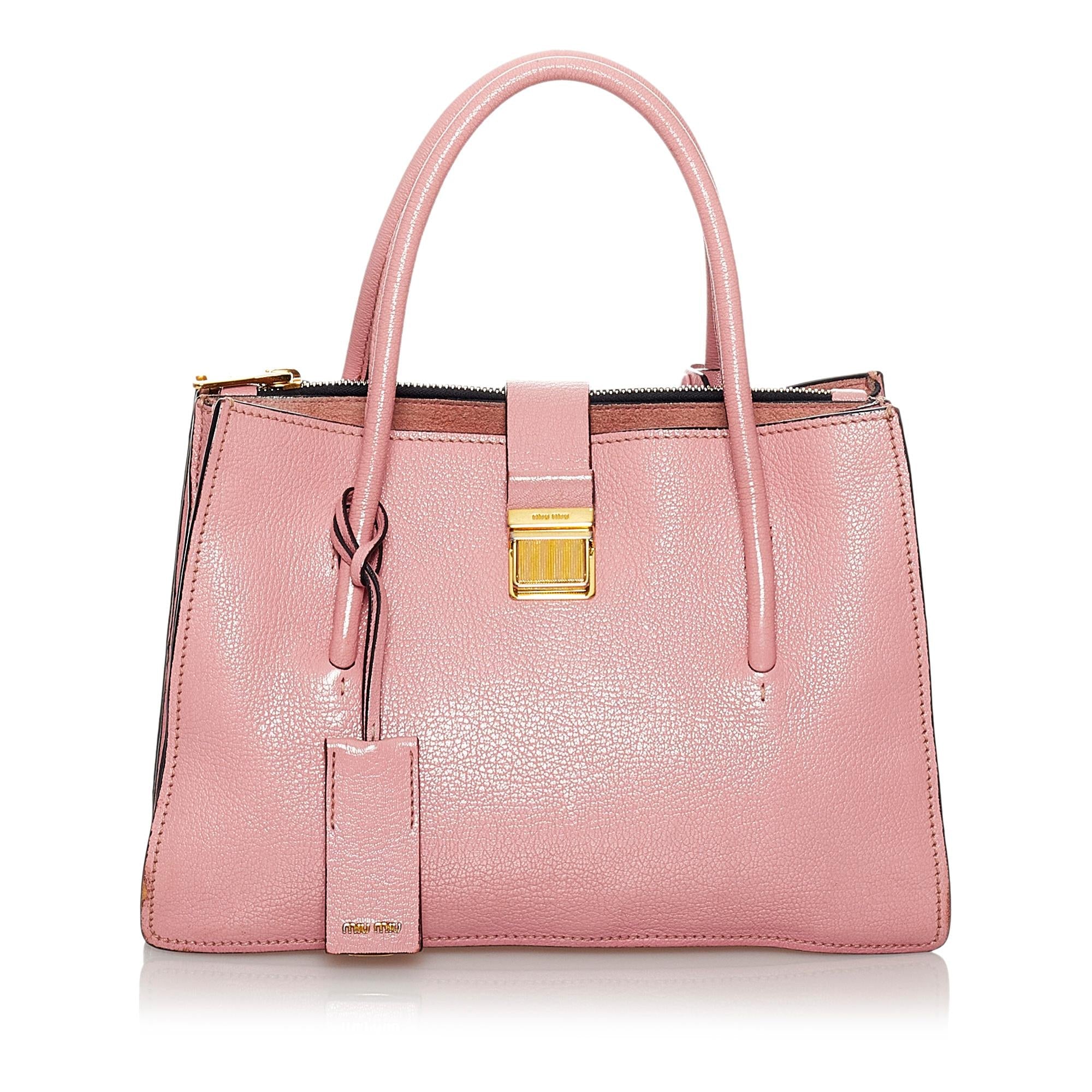Miu Miu Leather Satchel (SHG-30271)