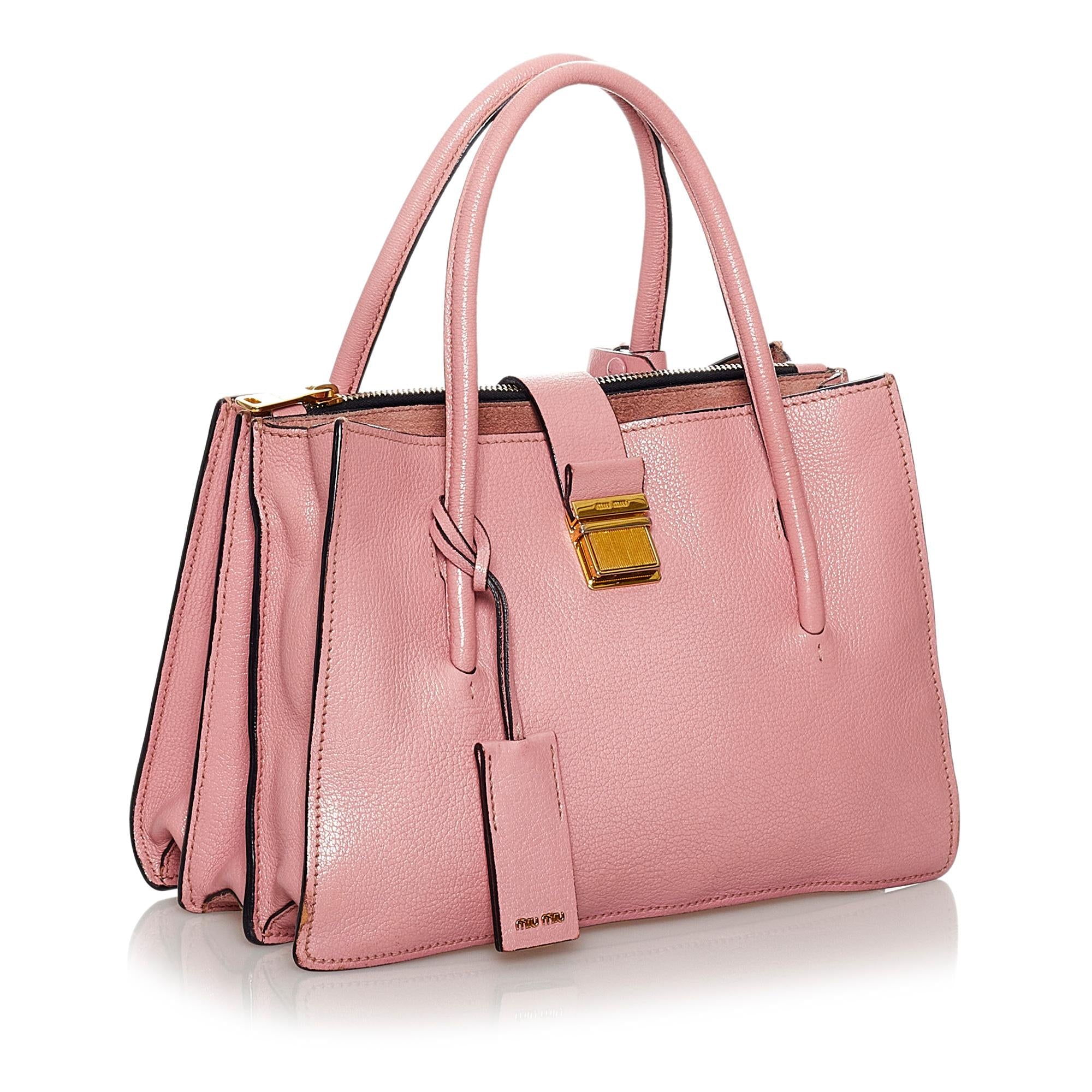 Miu Miu Leather Satchel (SHG-30271)