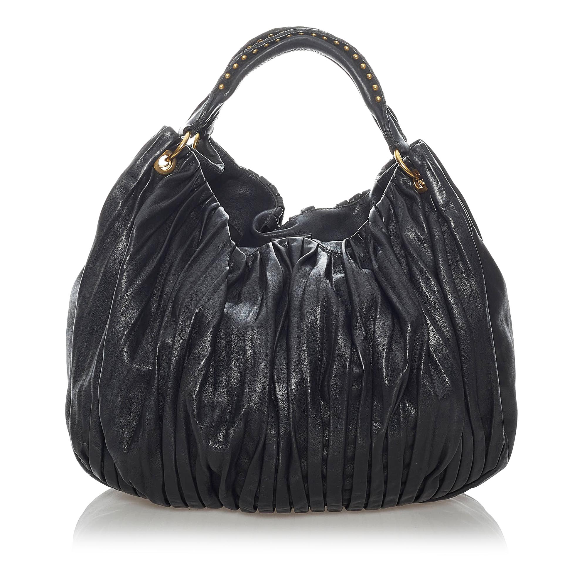 Miu Miu Leather Satchel (SHG-30385)