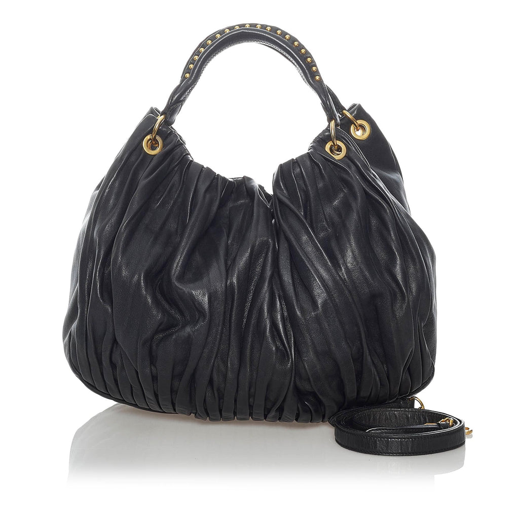 Miu Miu Leather Satchel (SHG-30385)