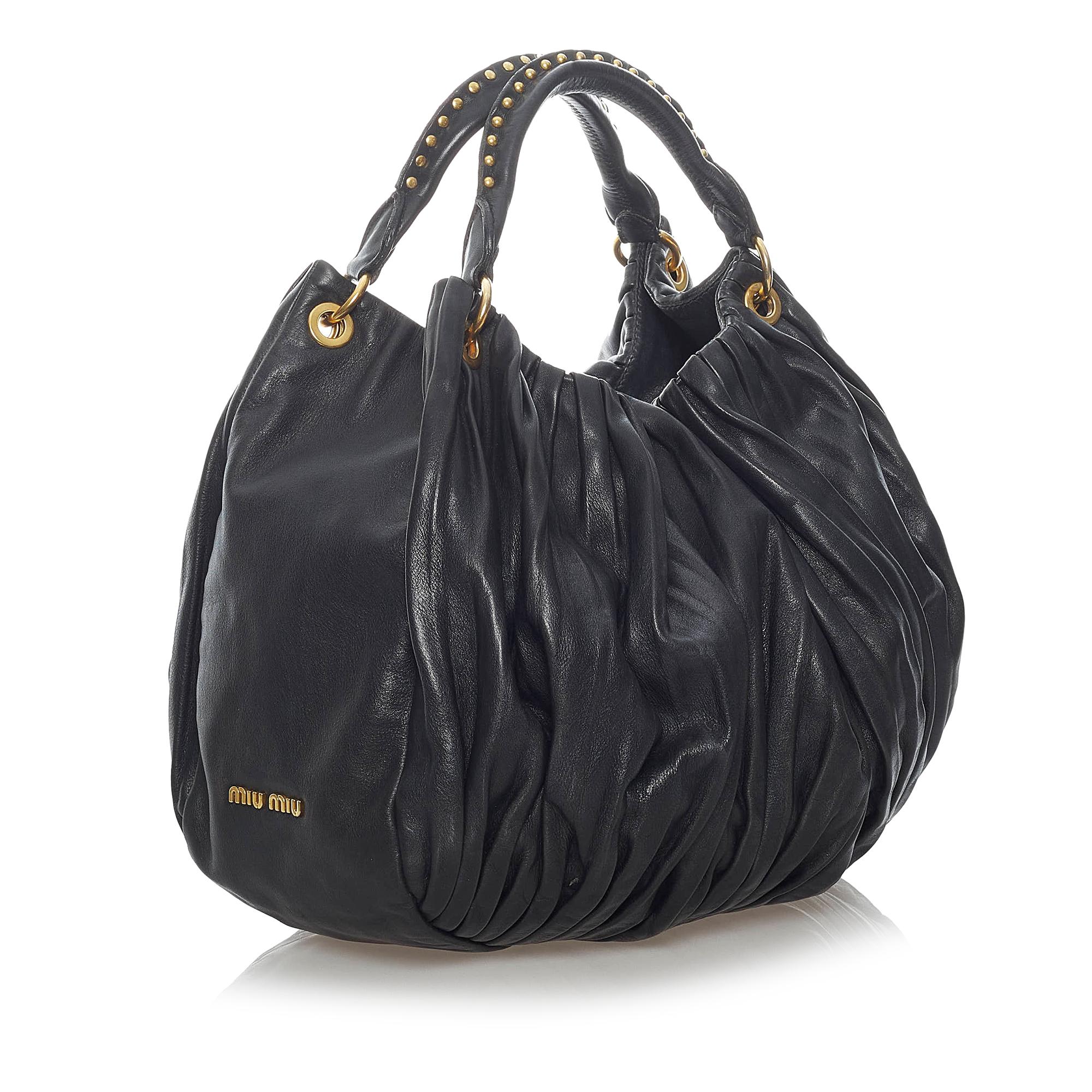 Miu Miu Leather Satchel (SHG-30385)