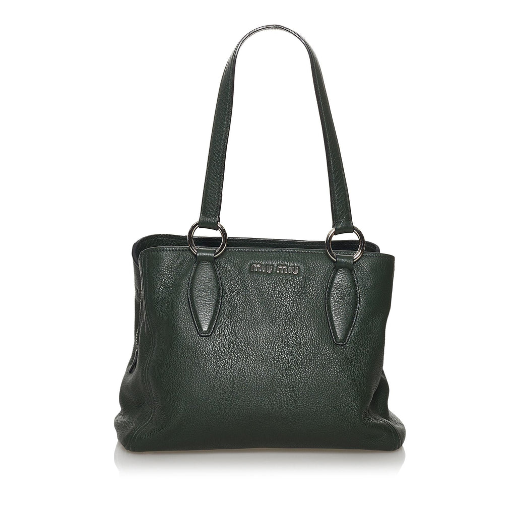 Miu Miu Leather Satchel (SHG-30415)