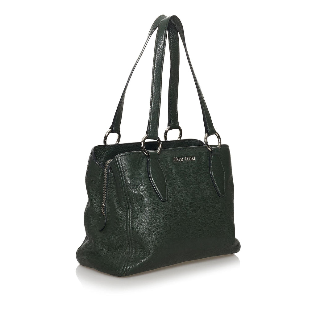Miu Miu Leather Satchel (SHG-30415)