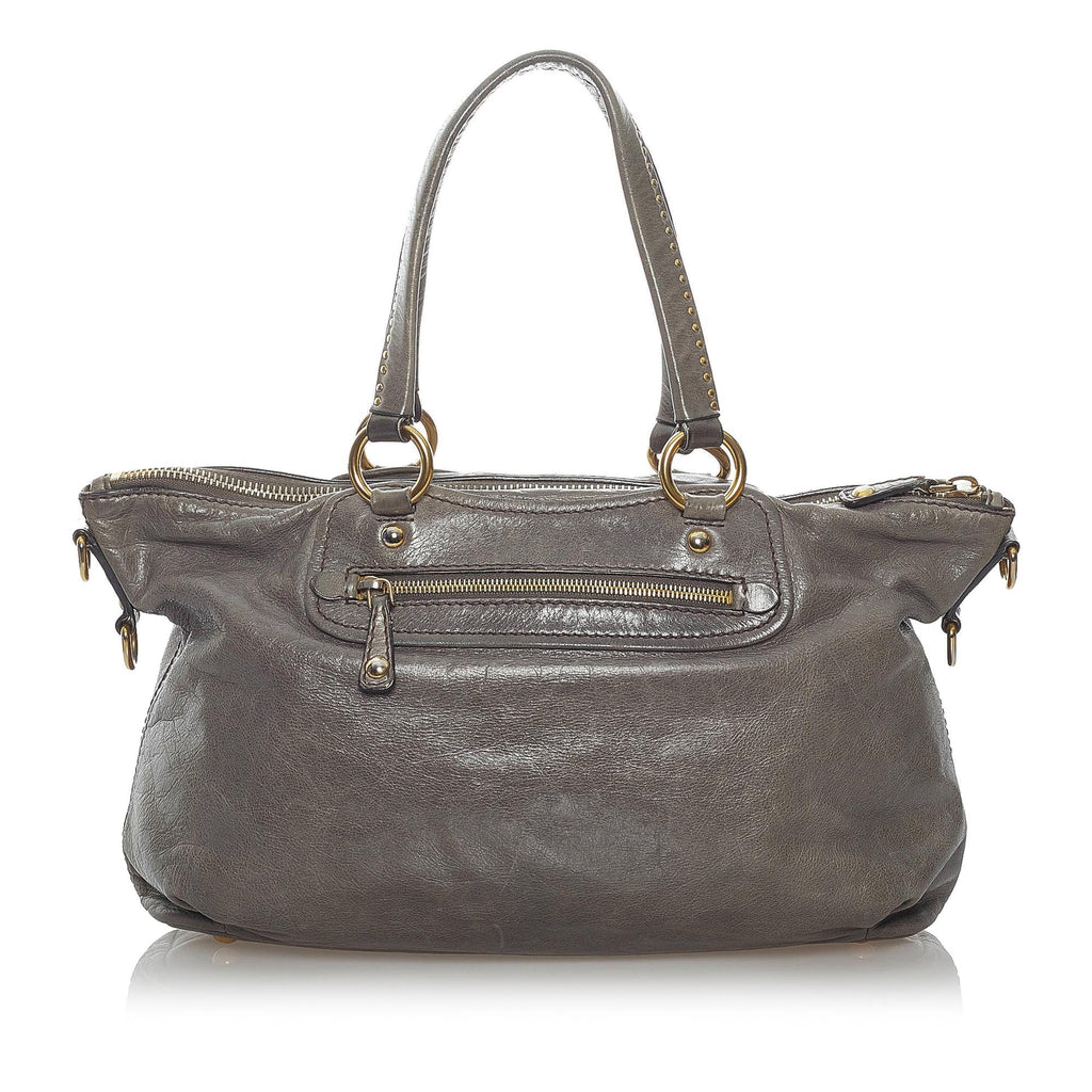 Miu Miu Leather Satchel (SHG-30645)