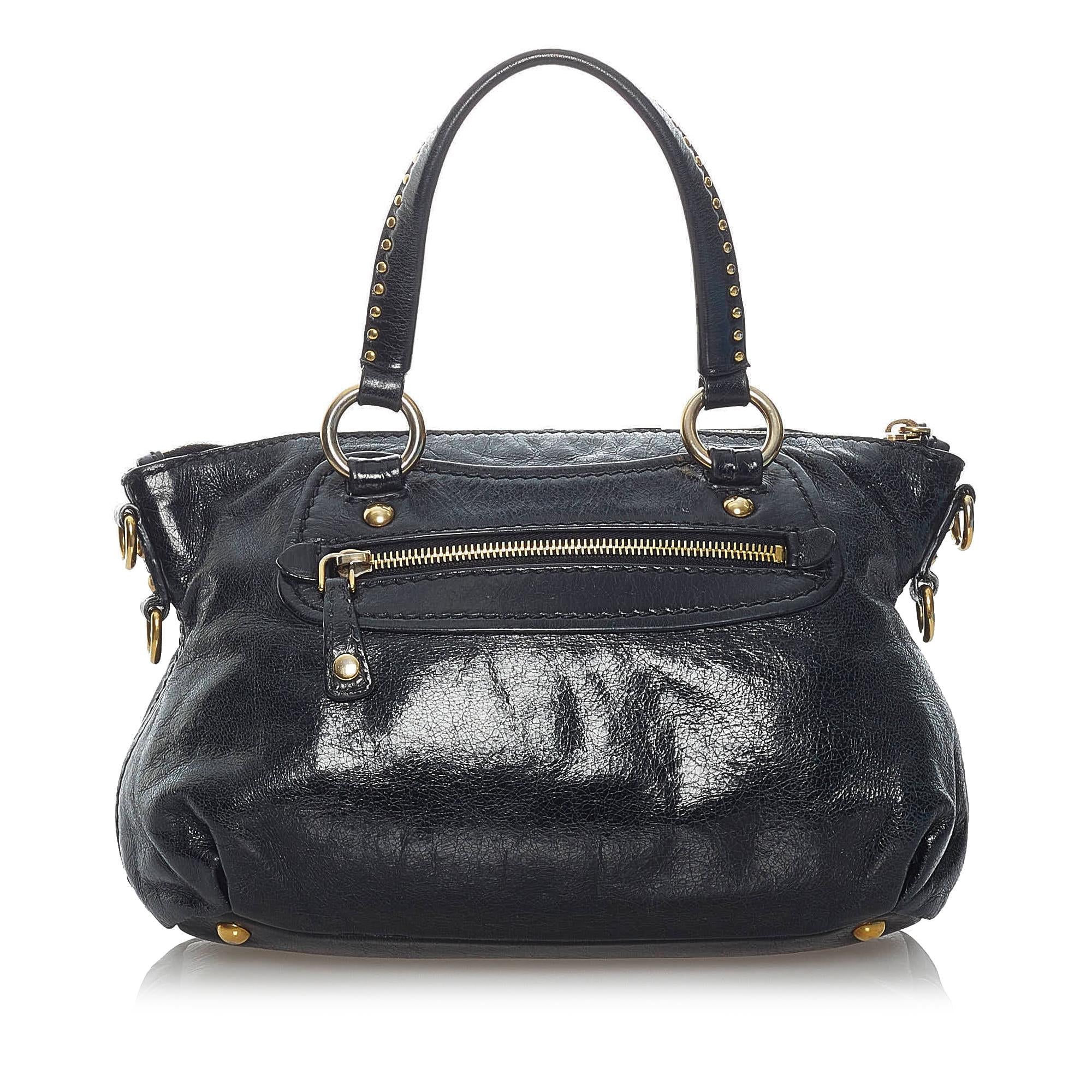 Miu Miu Leather Satchel (SHG-31223)