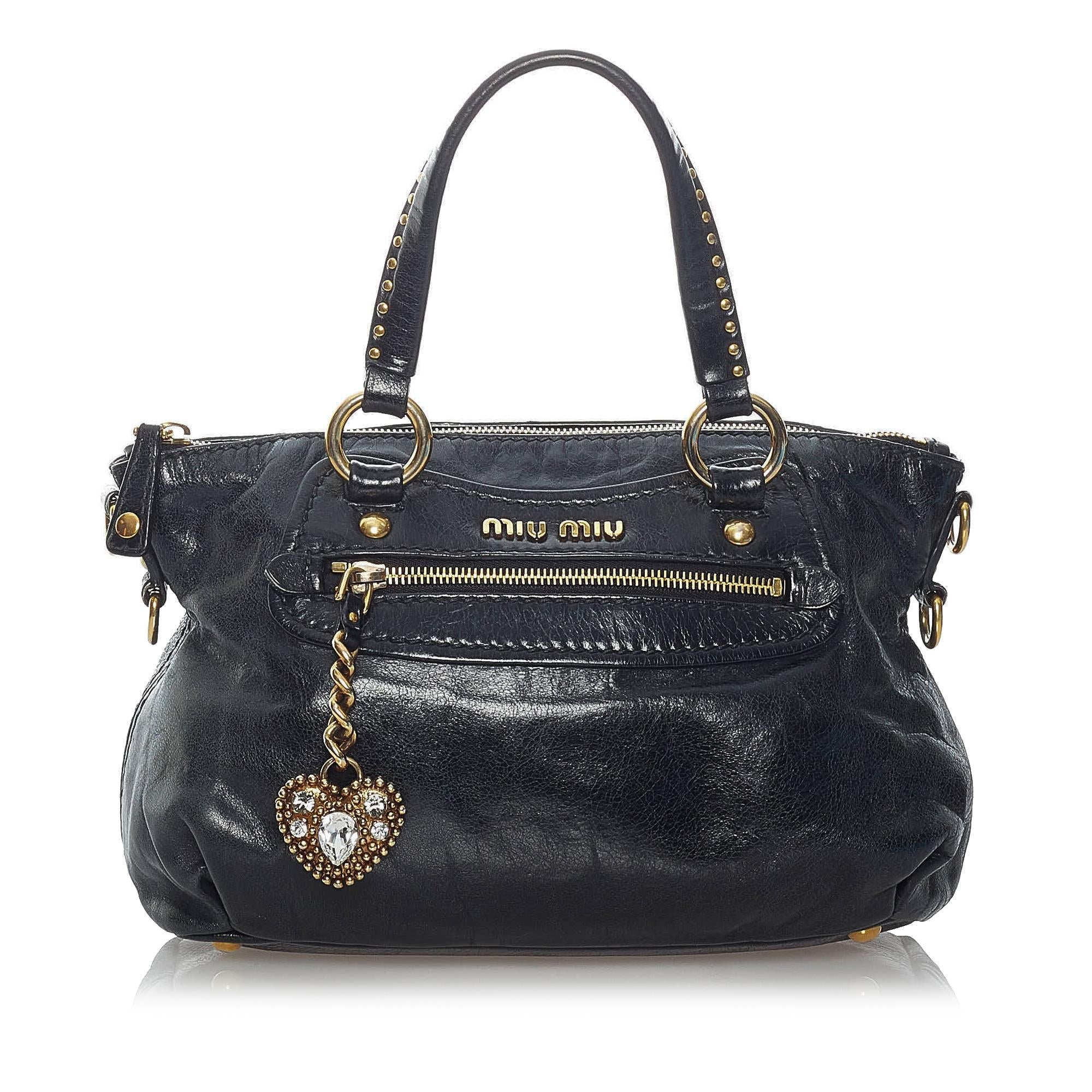 Miu Miu Leather Satchel (SHG-31223)