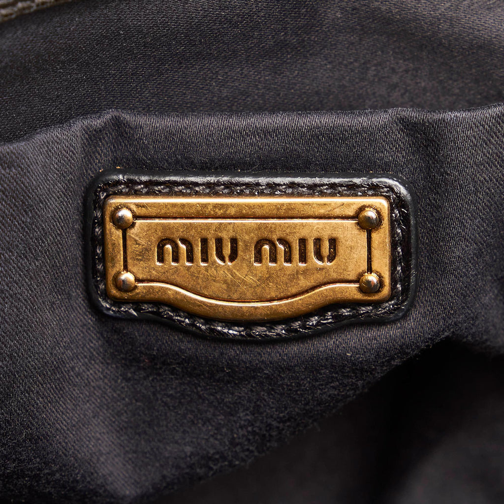 Miu Miu Leather Satchel (SHG-31223)