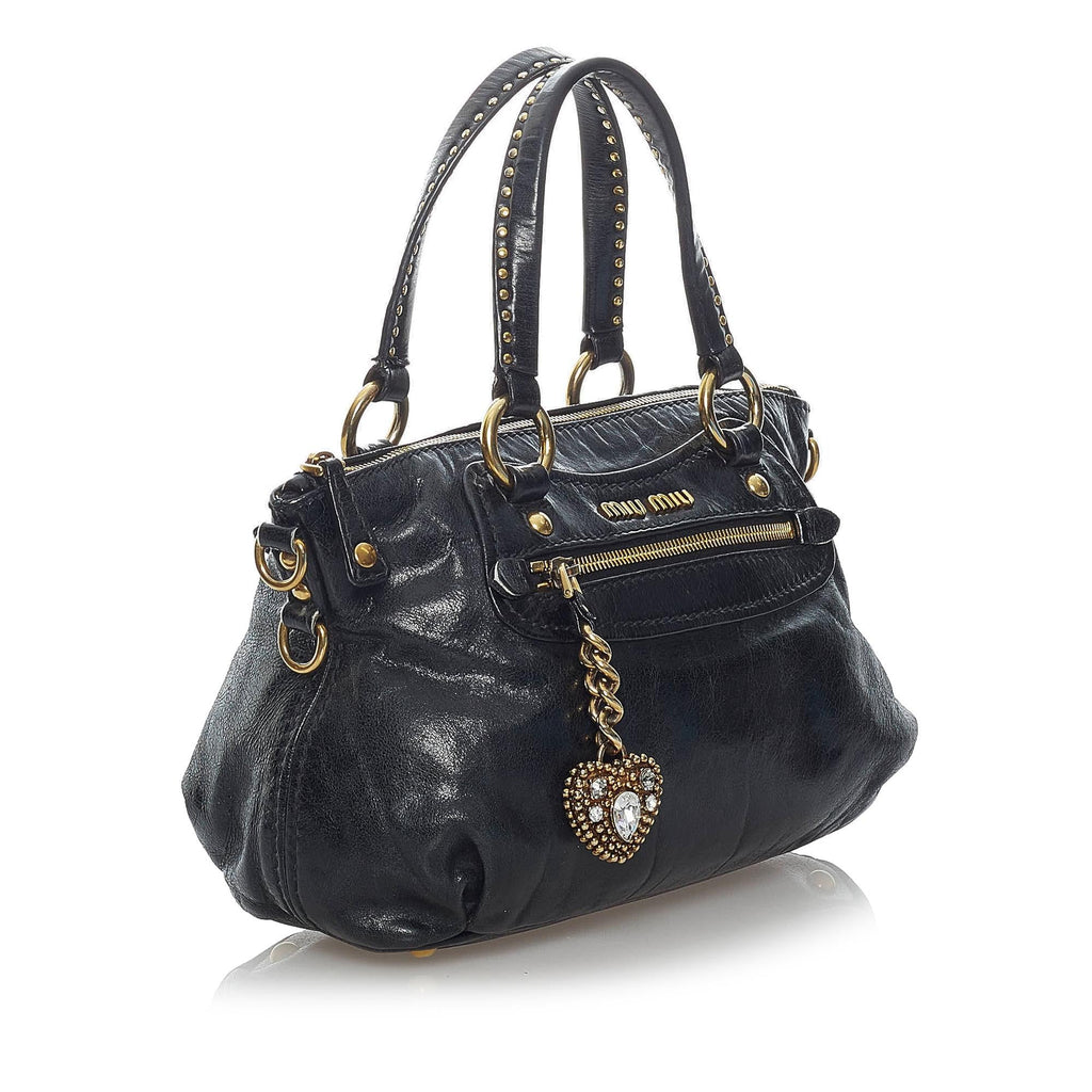 Miu Miu Leather Satchel (SHG-31223)