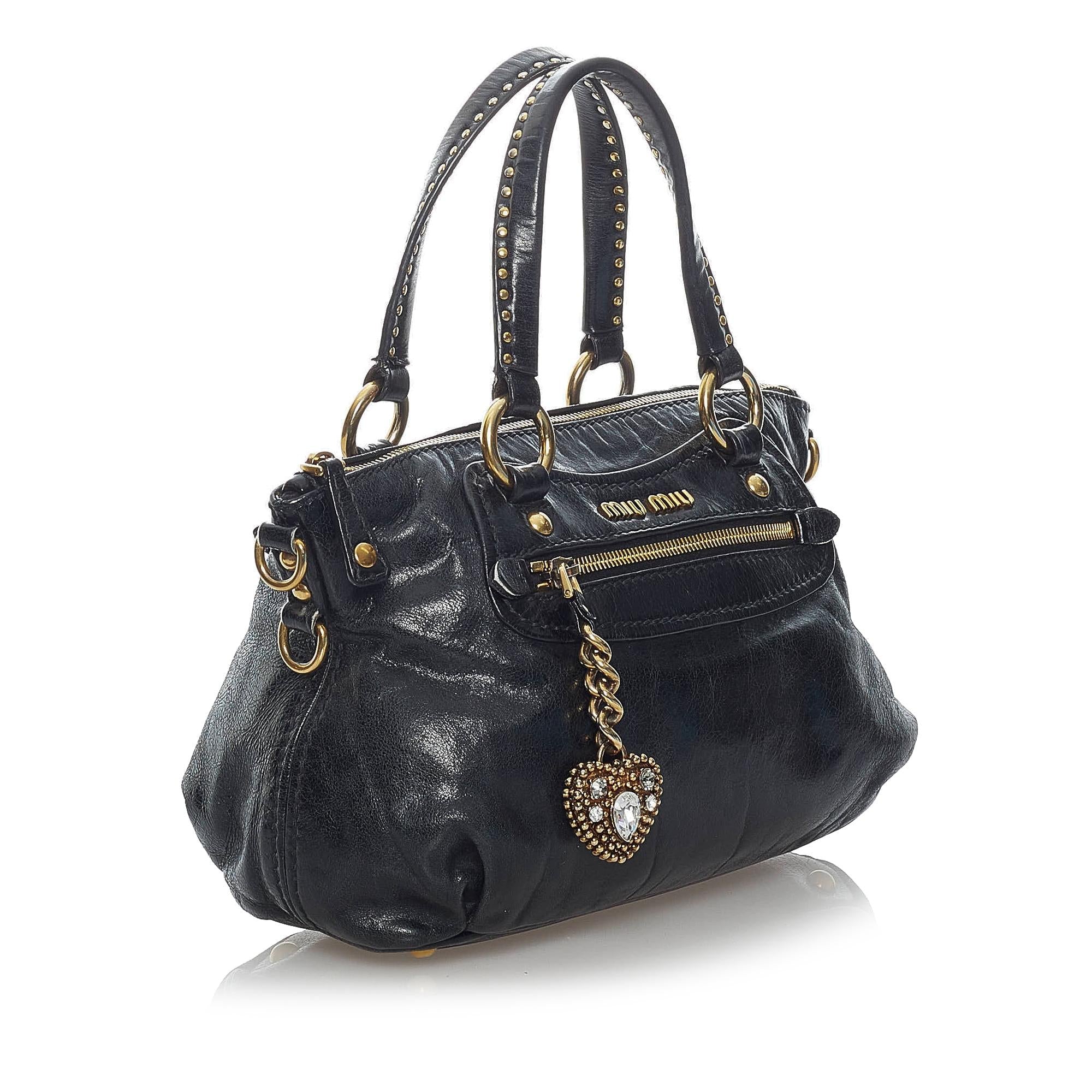 Miu Miu Leather Satchel (SHG-31223)