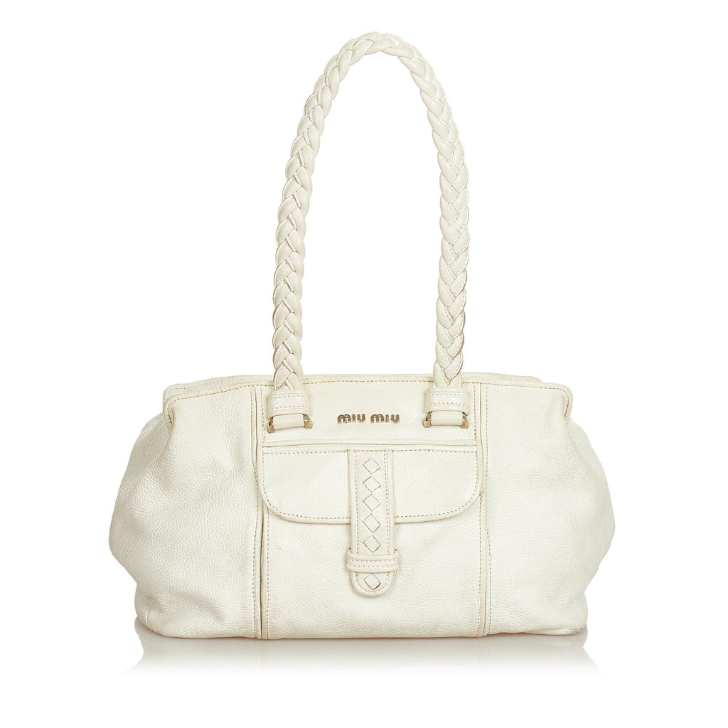 Miu Miu Leather Shoulder Bag (SHG-25328)
