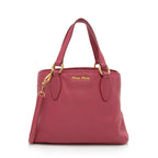 Miu Miu Leather Small Tote (SHF-15053)