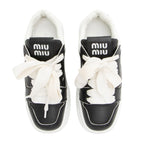 Miu Miu Leather Platform Sneakers - Size 6 / 36