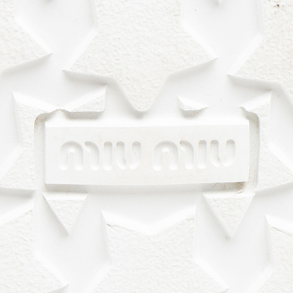 Miu Miu Leather Platform Sneakers - Size 6 / 36