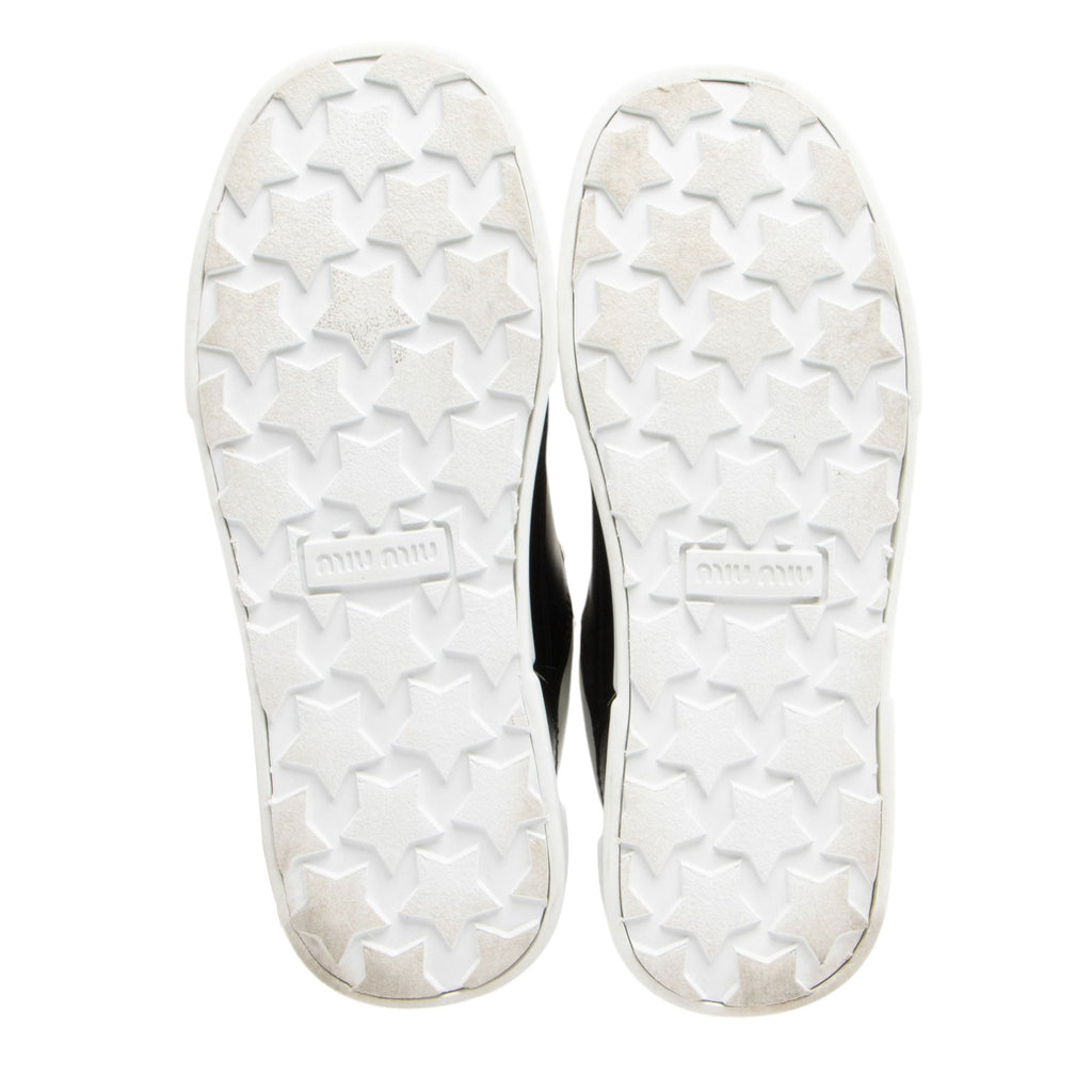 Miu Miu Leather Platform Sneakers - Size 6 / 36