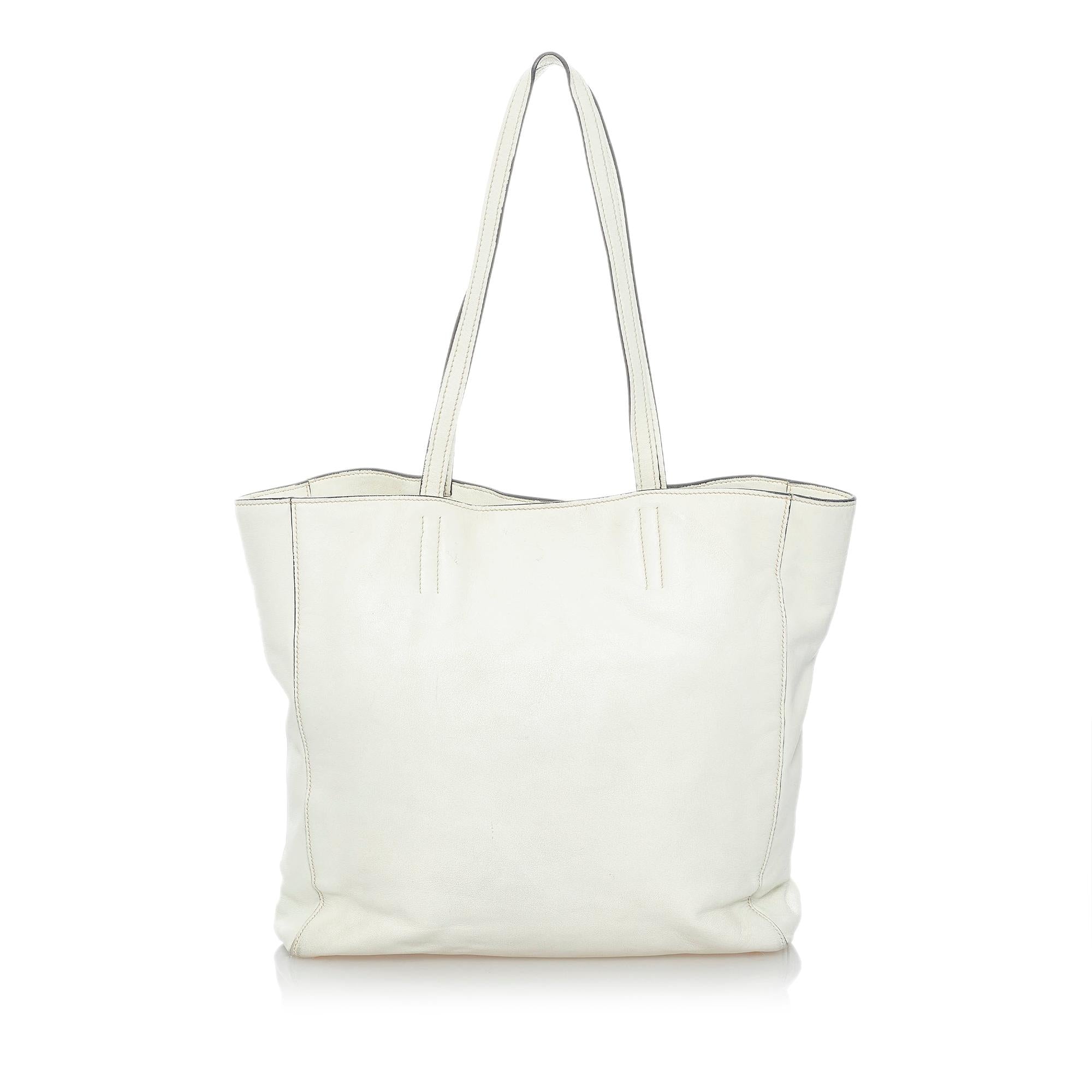 Miu Miu Leather Tote Bag (SHG-31193)