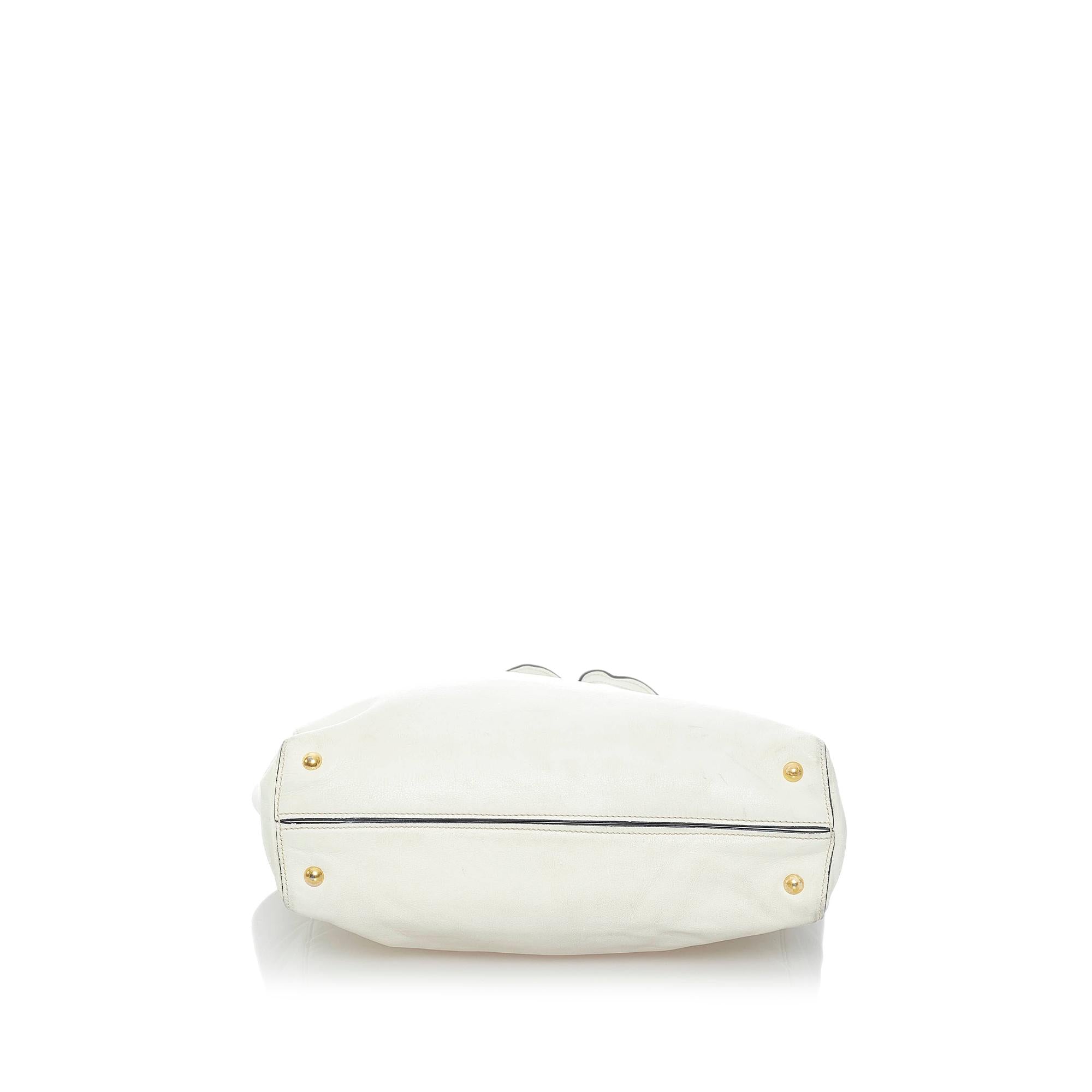 Miu Miu Leather Tote Bag (SHG-31193)