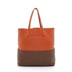 Miu Miu Leather Two Tone Shopper Tote (SHF-oE9uDy)