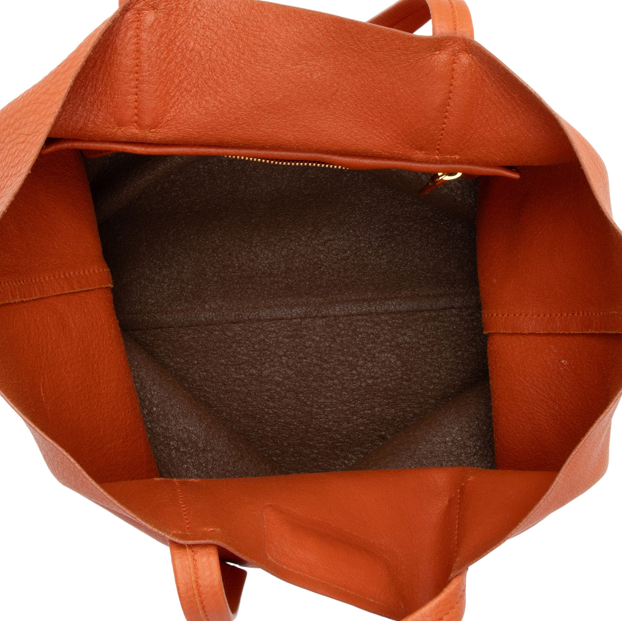 Miu Miu Leather Two Tone Shopper Tote (SHF-oE9uDy)