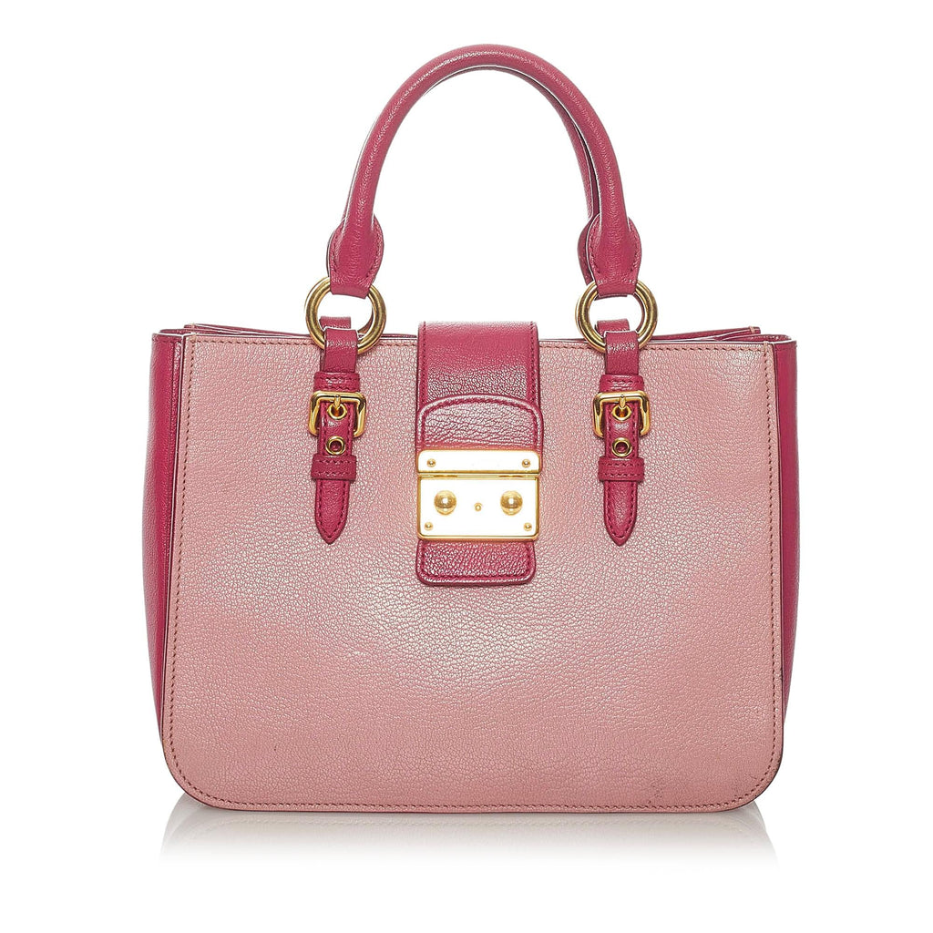 Miu Miu Madras Satchel (SHG-28809)