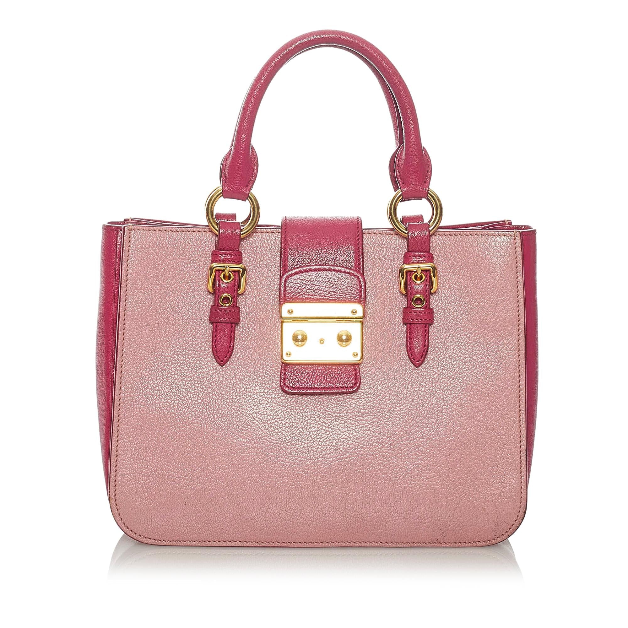 Miu Miu Madras Satchel (SHG-28809)
