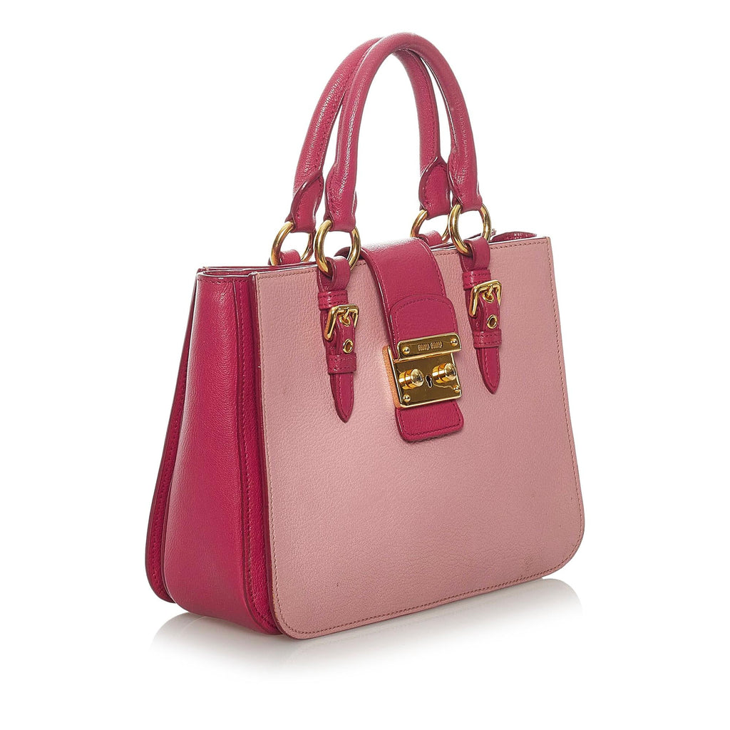 Miu Miu Madras Satchel (SHG-28809)