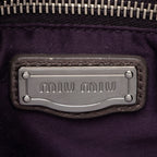 Miu Miu Matelasse Braided Coffer Hobo