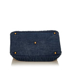Miu Miu Matelasse Denim Tote Bag (SHG-29517)