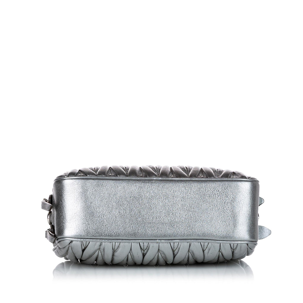 Miu Miu Matelasse Double Zip Leather Crossbody Bag (SHG-28757)