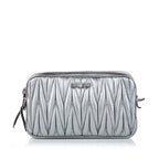 Miu Miu Matelasse Double Zip Leather Crossbody Bag (SHG-28757)
