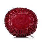 Miu Miu Matelasse Lambskin Leather Bucket Bag (SHG-30796)