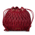 Miu Miu Matelasse Lambskin Leather Bucket Bag (SHG-30796)