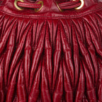 Miu Miu Matelasse Lambskin Leather Bucket Bag (SHG-30796)