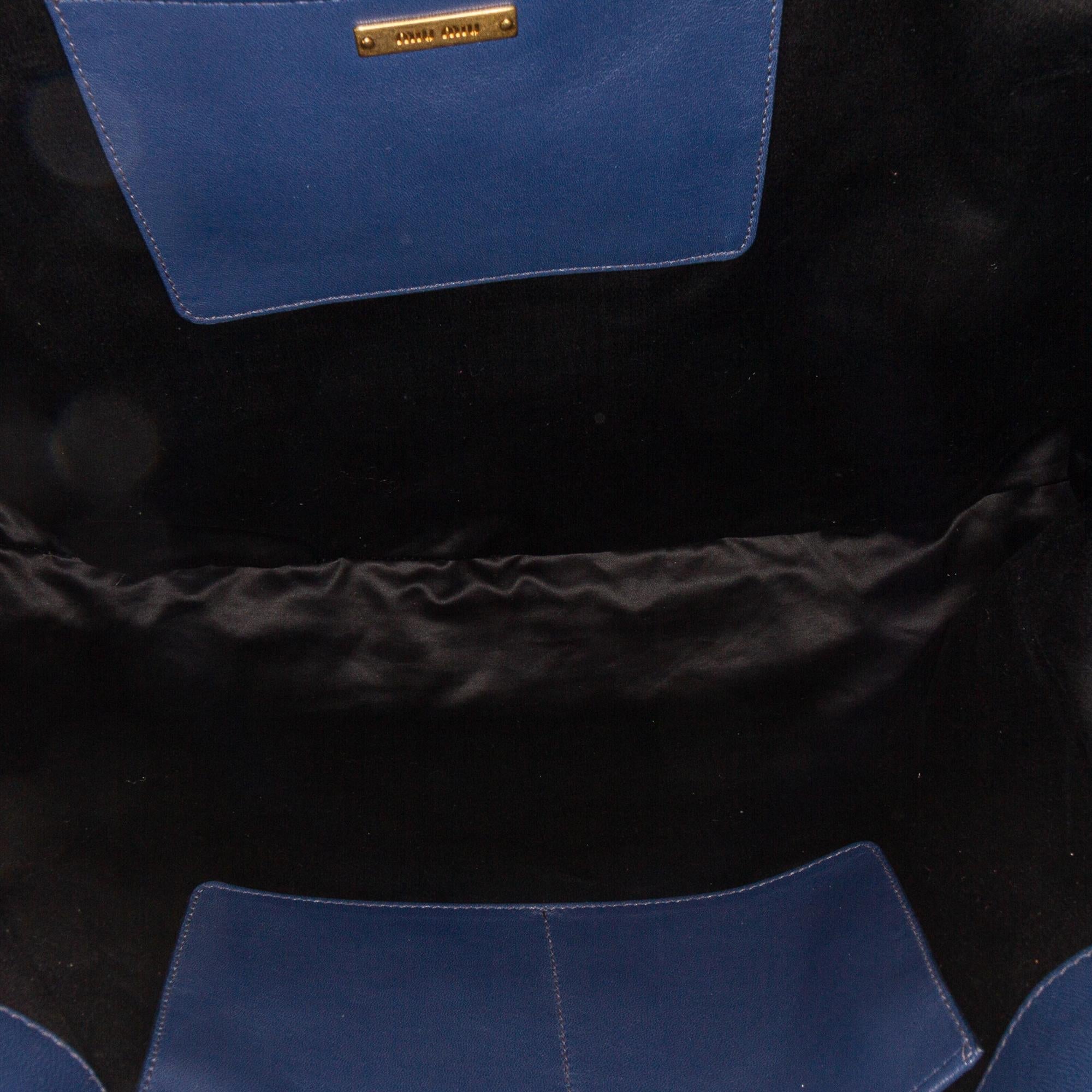 Miu Miu Matelasse Lambskin Leather Satchel (SHG-23830)
