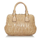 Miu Miu Matelasse Lambskin Leather Satchel (SHG-29622)